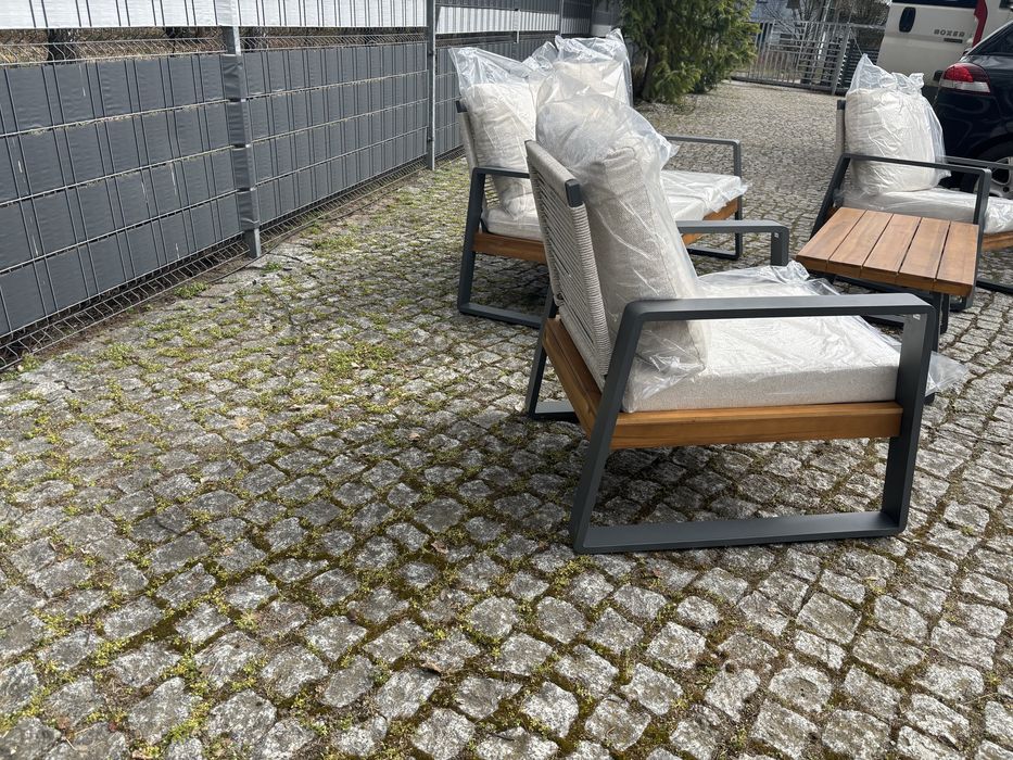 Komplet ogrodowy na taras balkon