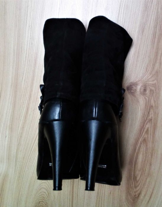 Botki skórzane, kozaki 5HT AVENUE roz. 40 - AA