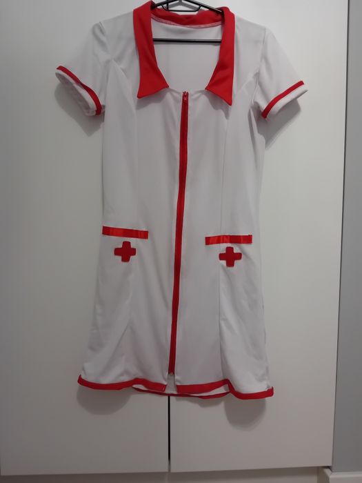 Strój przebranie kostium pielegniarka