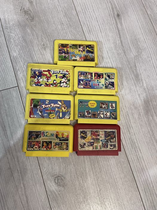 Kartridże, dyskietki, pagasus, królik bugs i inne.