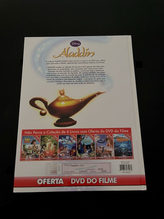 Aladdin - livro com DVD