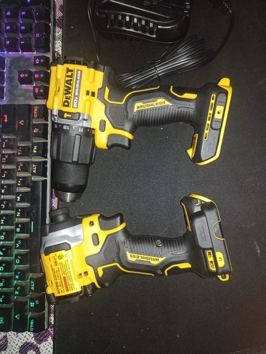 Набір інструментів DeWalt DCK200D1P1 (шуруповерт + імпакт)