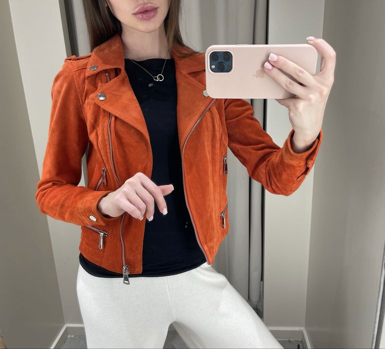 100% натуральная замшевая косуха Vero Moda не носилась