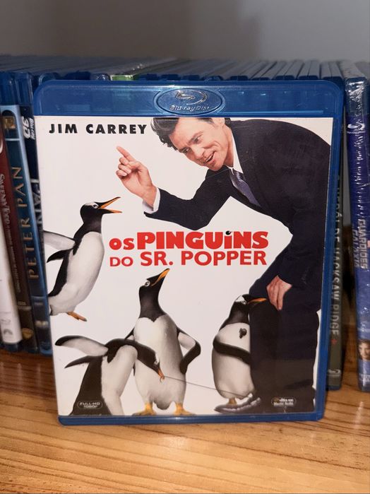 “Os Pinguins do Sr. Popper” - Filme - Blu-ray