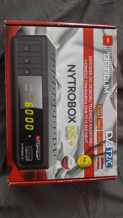 Dekoder dvbt2/C Nytrobox