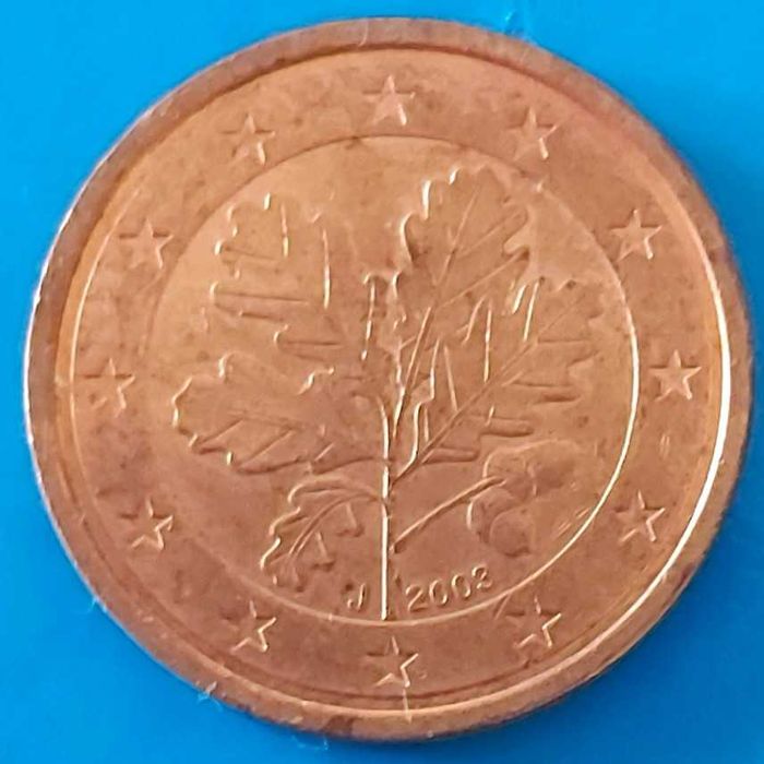 2 Cêntimos de 2002 * J * da Alemanha