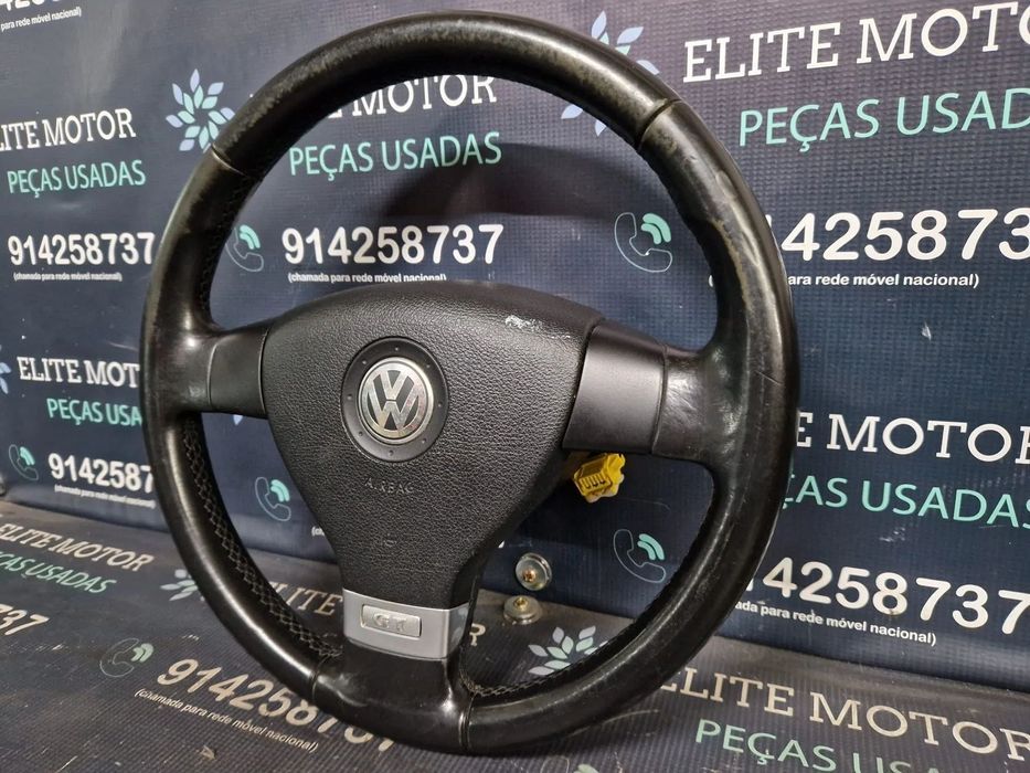 Volante usado pele com airbag VW GOLF V 5 GT JETTA