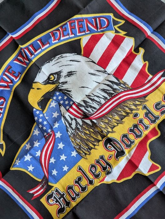 «Harley Davidson» винтажная байкерская шарф, бандана, баф.