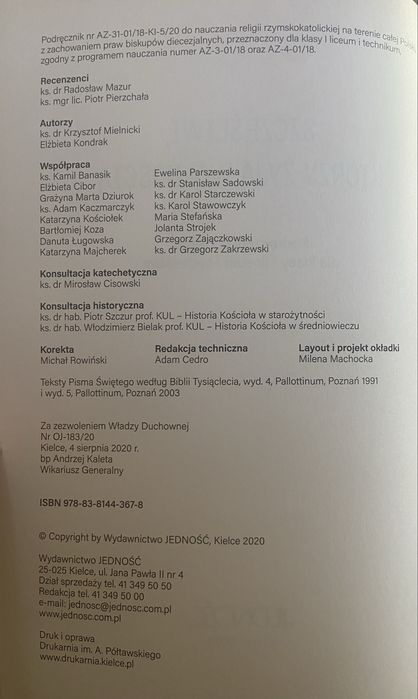 Szczęśliwi, którzy żyją wolnością 1 Religia