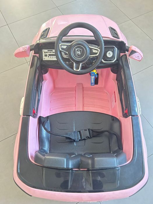Carro 12v  criança rosa