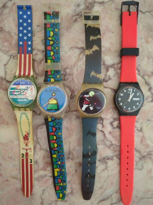 Relógios Swatch temáticos