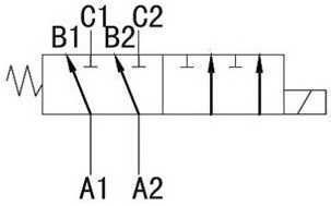 Rozdzielacz 80L JOYSTICK Zestaw 3 SEK TURA Zatrzask [8488]