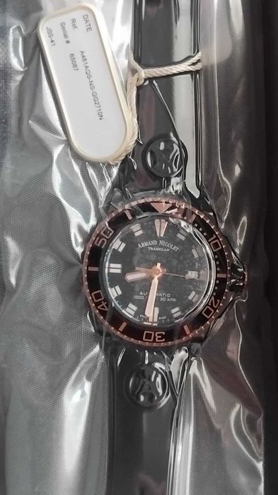 -70%Акція!Новий годинник Armand Nicolet A481AQS-NS-GG2710N Swiss Made