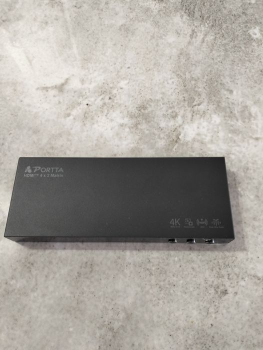 Przełącznik matrycowy Portta 4K 60Hz HDMI Matrix 4x2