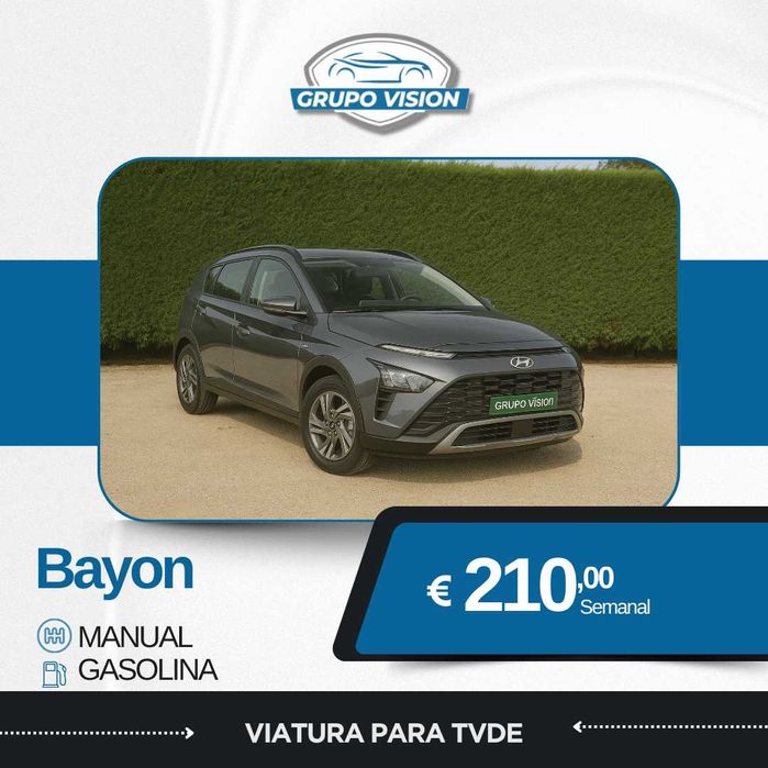 Aluguer de VIATURAS TVDE a partir de 185€ semanais