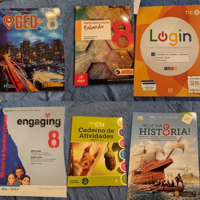 Manuais escolares 8Ano