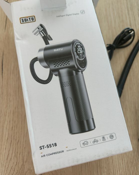 Kompresor ręczny na usb mały przenośny do opon auto rower