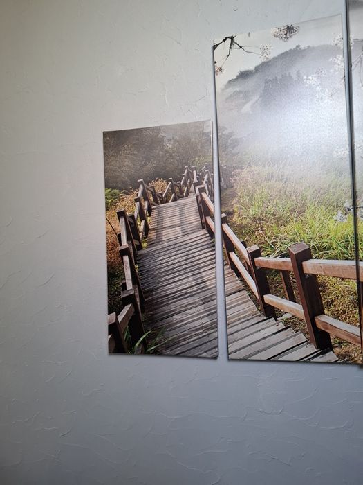 Obraz tryptyk most duży