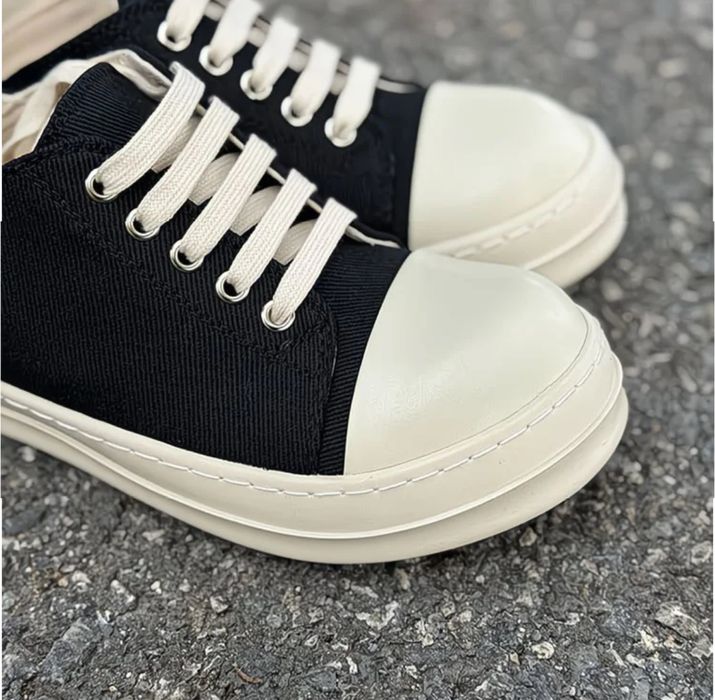 Rick Owens DRKSHDW Ramones Low,Рик овенс рамоны,с загнутым задником