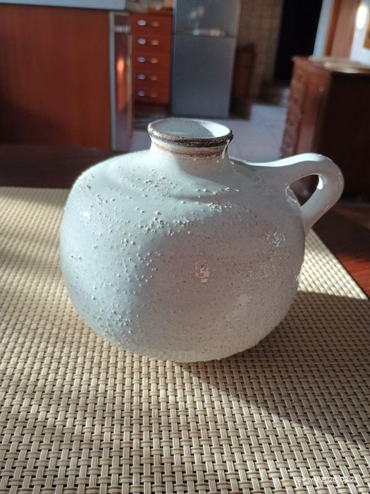 Stary ceramiczny wazon Strehla - lata 70