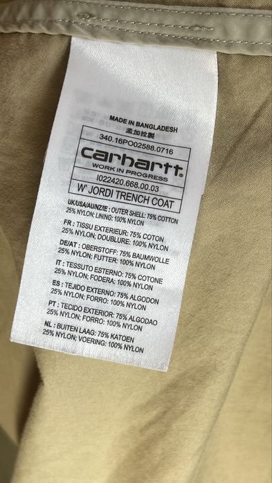 Тренч Carhartt ( M )
