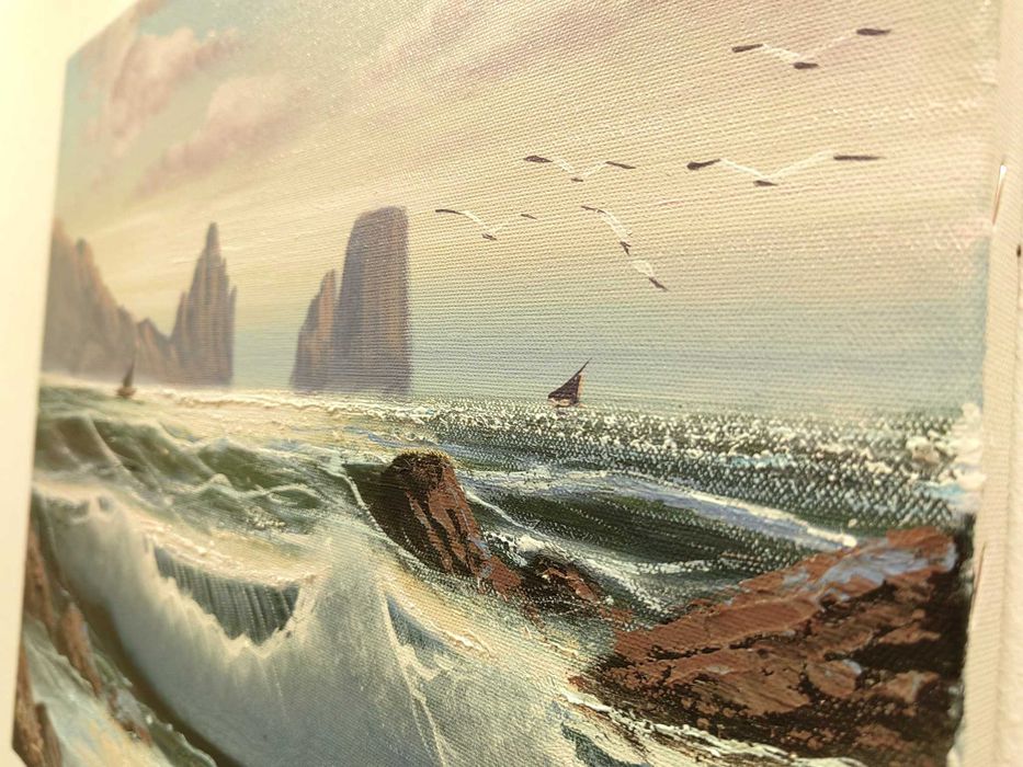 Pintura Bruno Di Giulio, óleo sobre tela