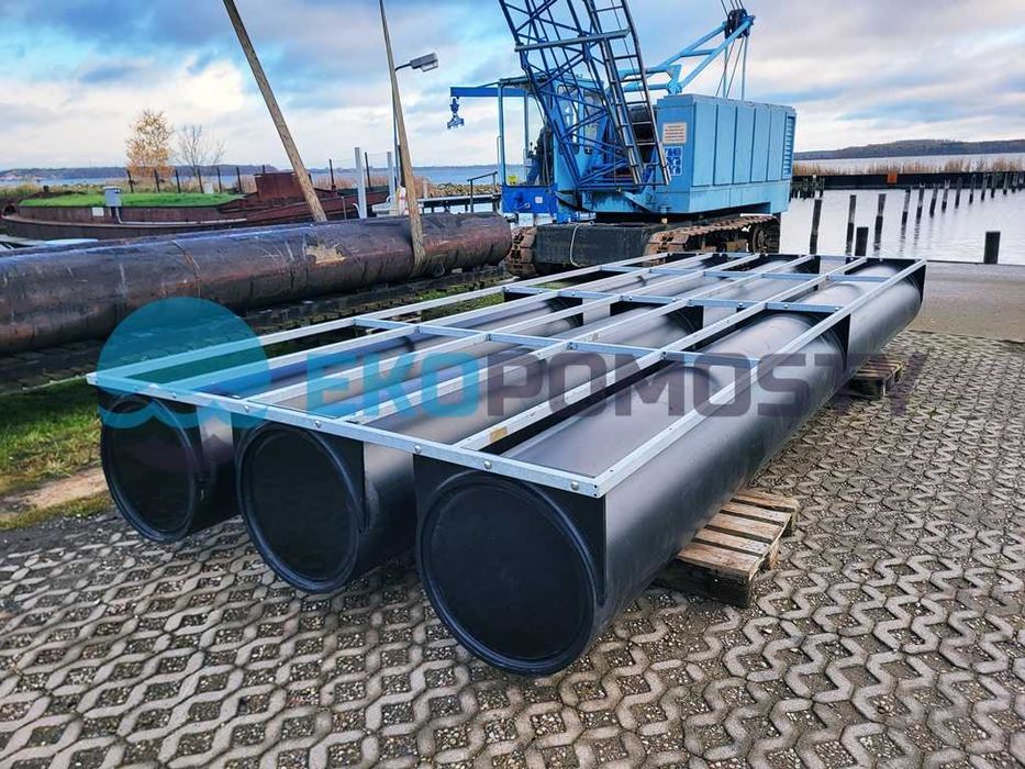 Pomost pływający, platforma pływająca, tratwa, ponton 6x2,4m - 14,4mkw