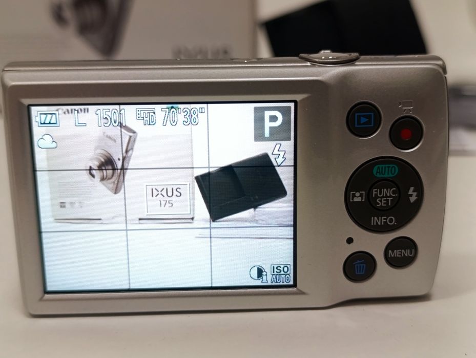 NOWY Aparat cyfrowy Canon IXUS 175 20mpx zoom x8 HD CCD vintage retro