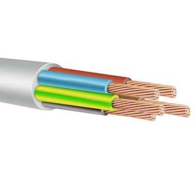 Кабель мідний силовий ПВС 5х10 ГОСТ повний перетин ЗЗКМ, ІнтерЕлектро