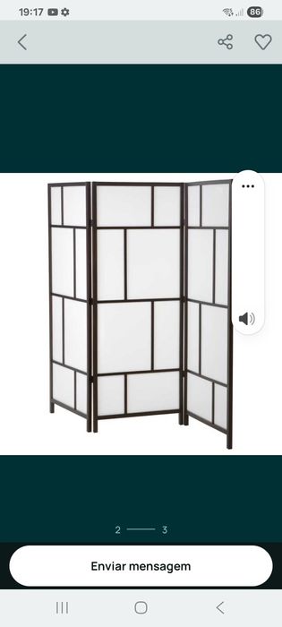 2 Biombos ikea como novos