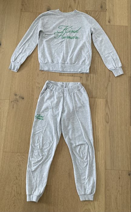 Dres komplet spodnie bluza szary Sleepwear Sinsay r. XS