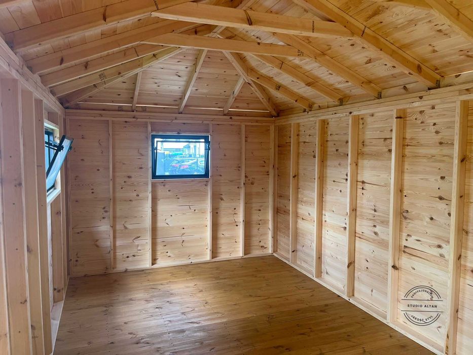 Drewniany domek narzędziowy KAMIL 3X3