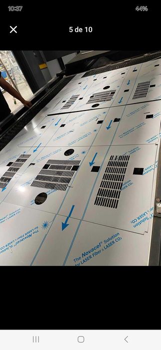 Máquina de corte de laiser Damos formação