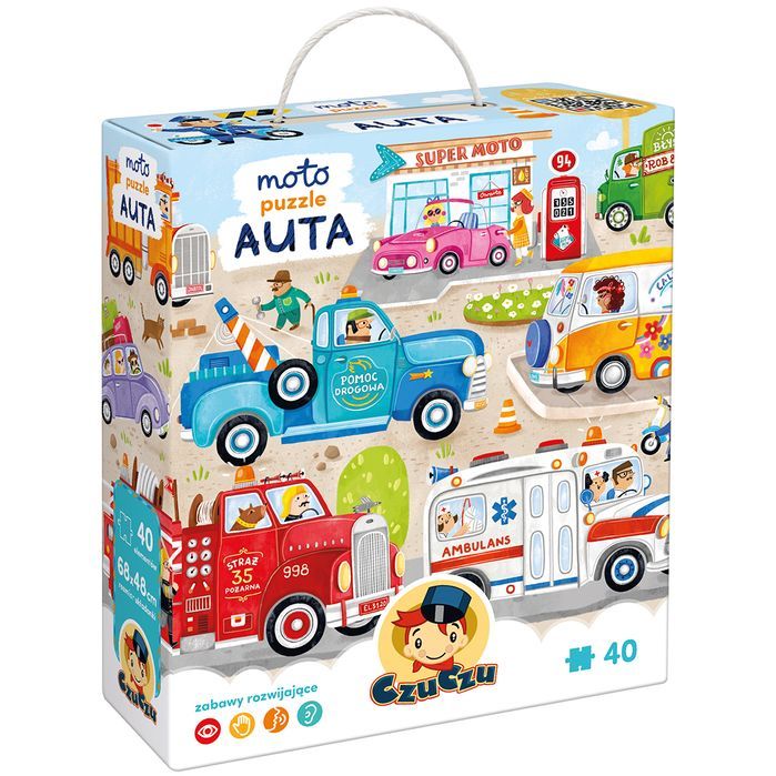 Puzzle Moto Auta Czuczu Bright Junior Media Justyna Han Nowa Nieużywana