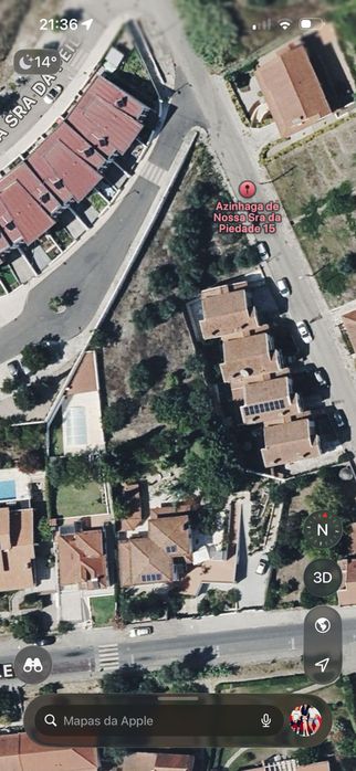 Terreno de 1200 m2 em tomar , com vista para castelo e cidade