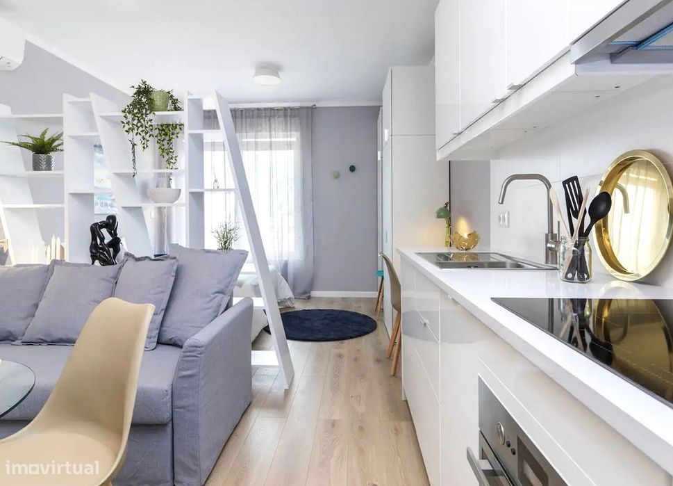 T0 mobiliado com ar condicionado e elevador Areeiro, Lisboa