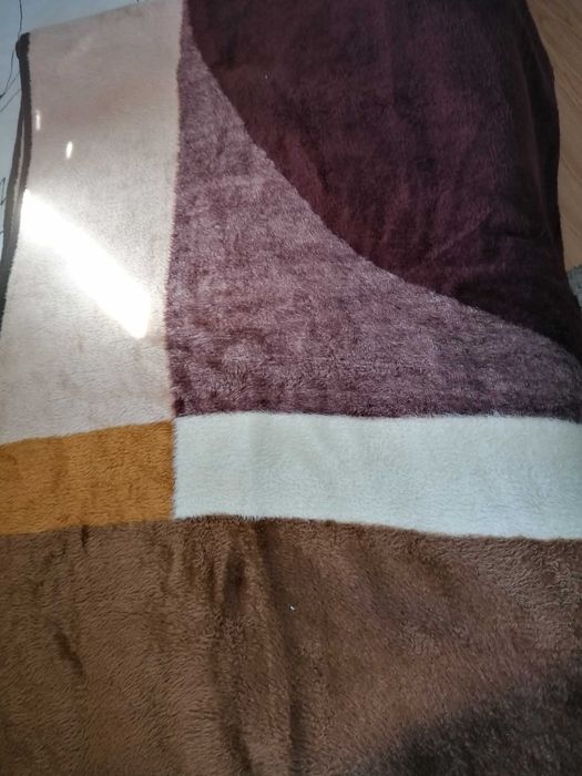 Cobertor casal desenho geométrico