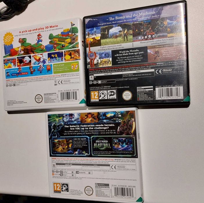 Gry 3DS Mario, Metroid