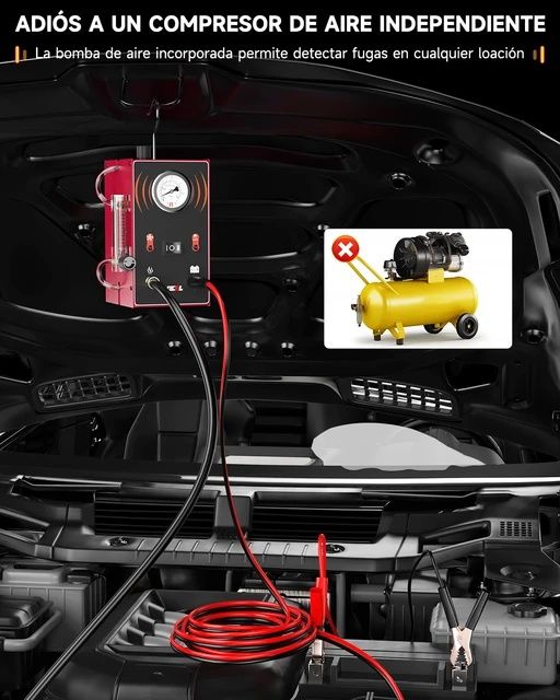Detetor de Fugas por Fumo com medidor de pressão/fluxo Ancel S300 NOVO