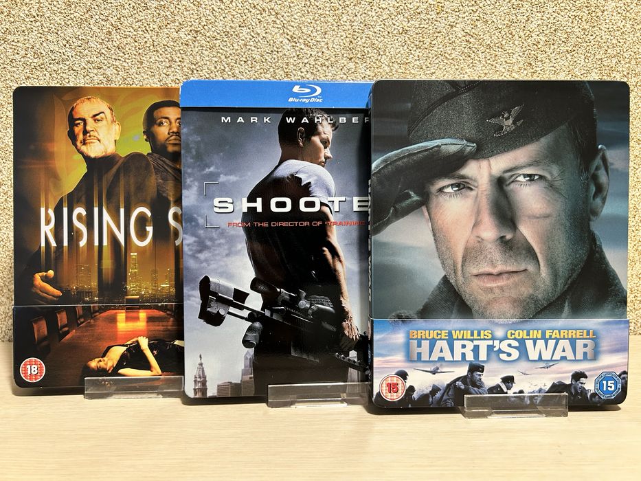 Steelbook Blu-ray Война Харта /Железная хватка/Легенда/ Саботаж/Стрелок/ Игрок/Рэд 1-2
