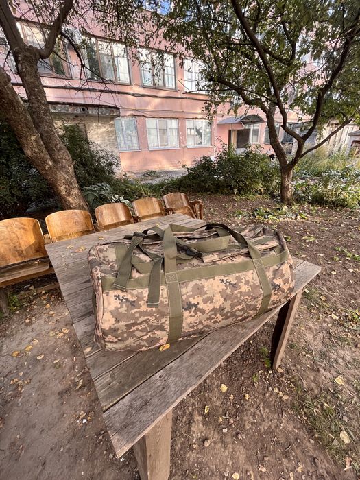 Сумка Баул рюкзак  «Олива», «Мультикам», «Піксель» на 100л