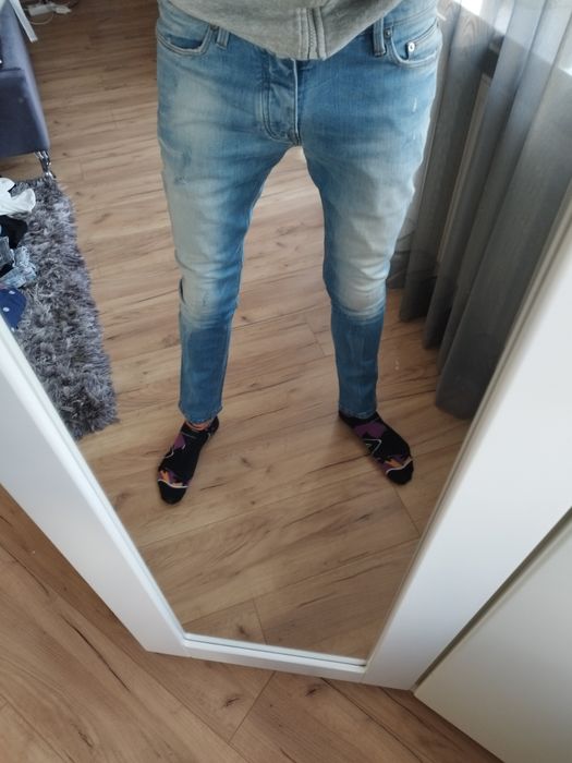 Spodnie jeans pułk& bear S