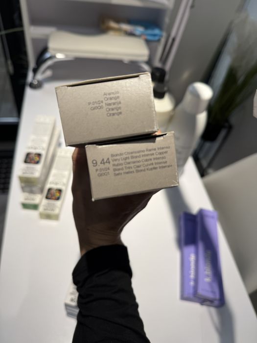 Крем фарба для волосся 4.1, тонер для волосся, 9.44