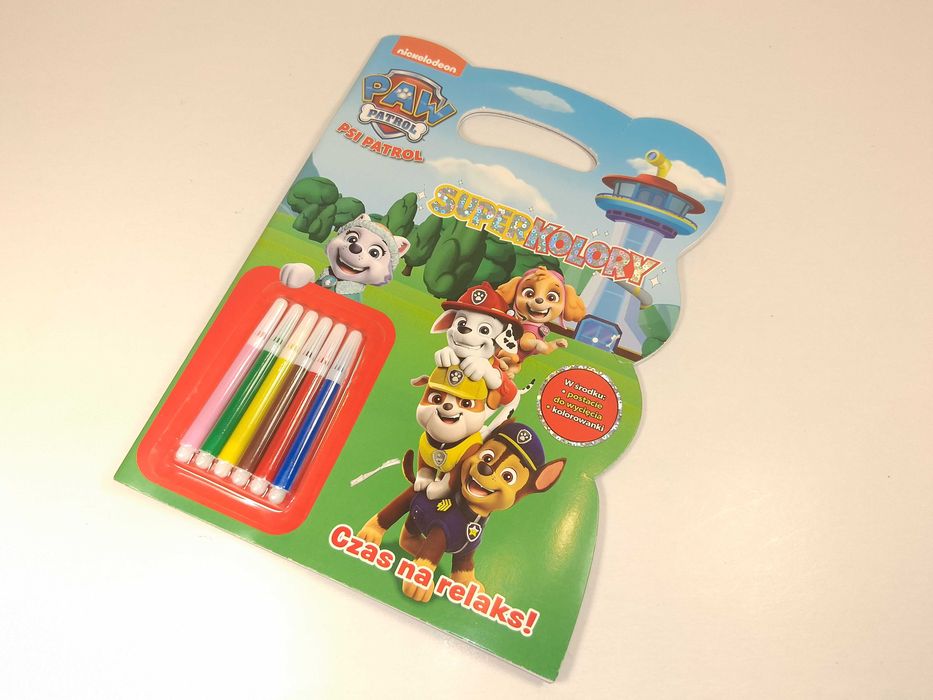 D165 Psi Patrol Superkolory Kolorowanka Z Flamastrami Zestaw Kreatywny