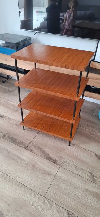 Stolik RTV dla audiofila, antywibracyjny, szpilki. Unikatowy