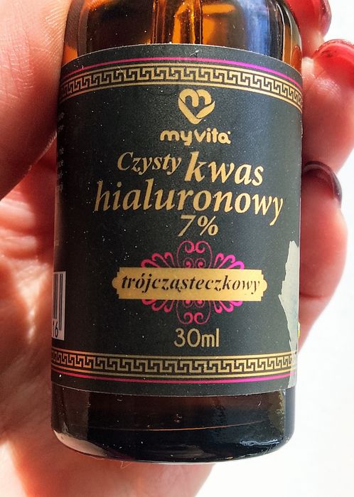 Kwas hialuronowy czysty 7%,trójcząsteczkowy ,nowy