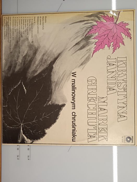 Krystyna Janda i Marek Grechuta - W malinowym chruśniaku winyl