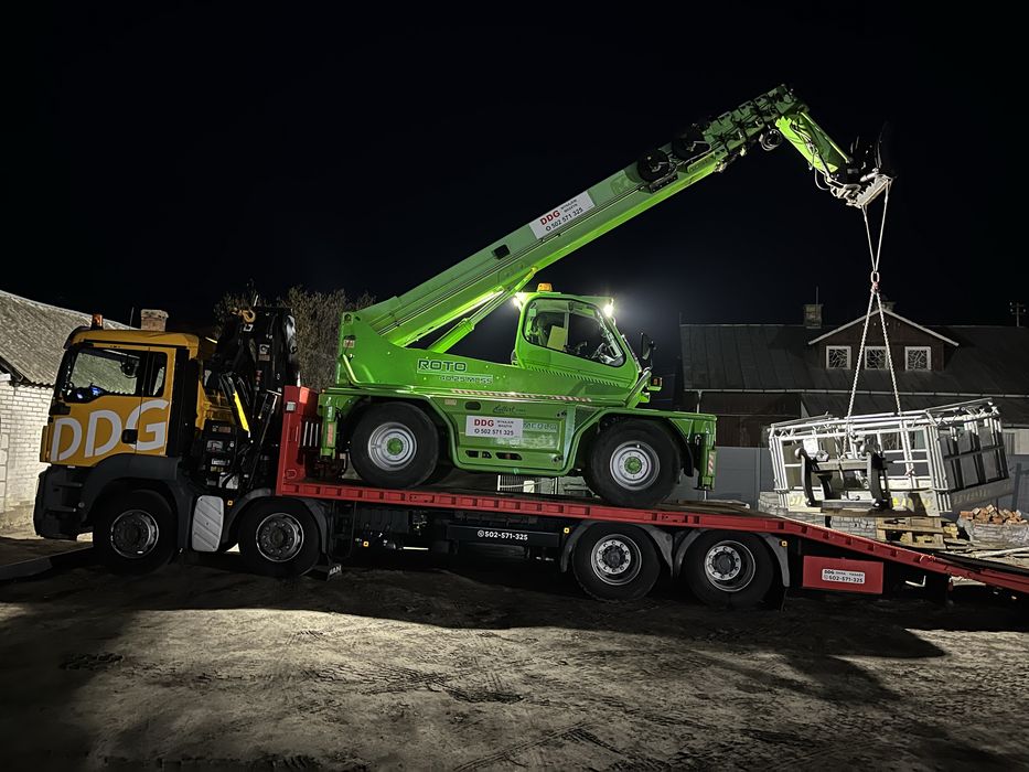 Wynajem ładowarek teleskopowych