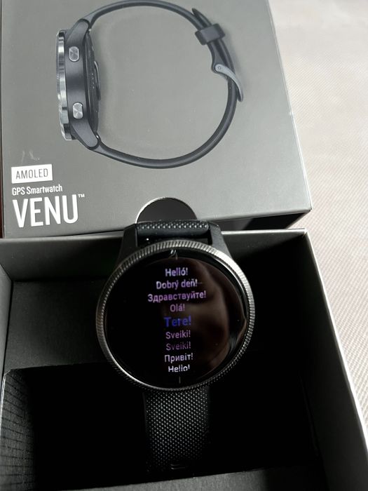 Garmin Venu amoled, gps. smartwach