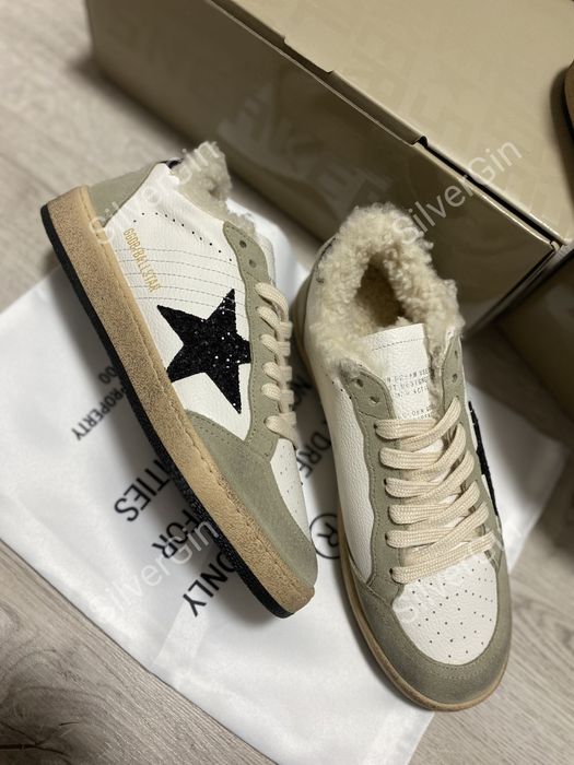 Кеди Golden Goose з хутром Кеды Голден Гус